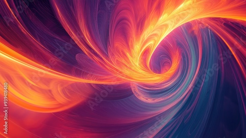 Vibrant sign of purpose in human life, in an abstract design, with a dynamic futuristic background, full of energy and meaning