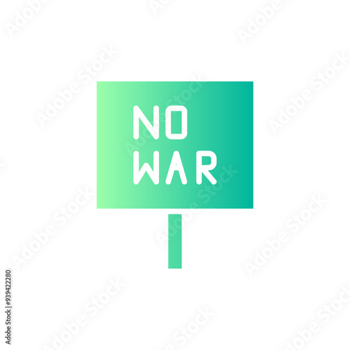 no war gradient icon