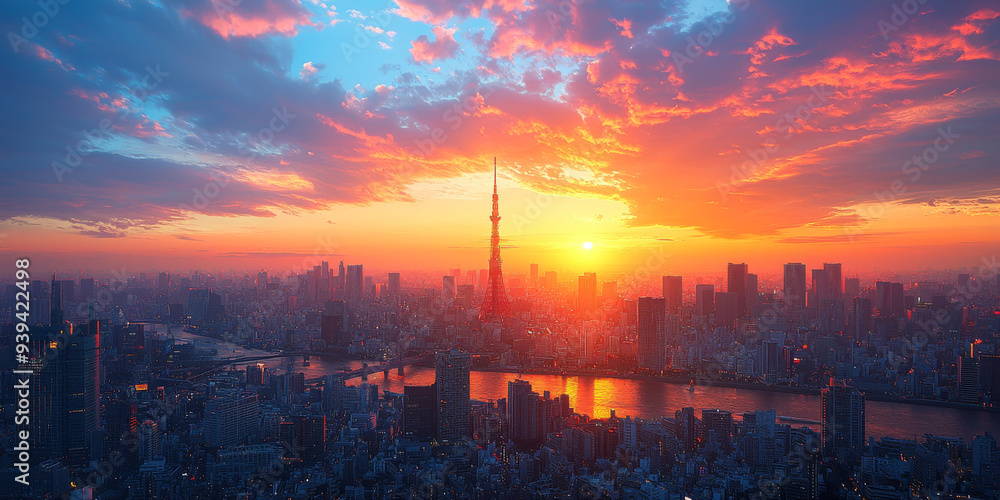 Fototapeta premium 東京風景