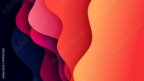 Vector background with soft gradient color on background .Vector background for wallpaper. Eps 10