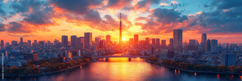 Fototapeta premium 東京風景