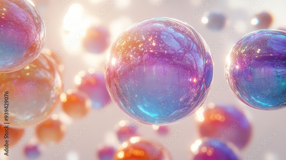 mesmerizing array of iridescent soap bubbles floating against white backdrop refracting rainbow hues in delicate ephemeral spheres mesmerizing array of iridescent soap bubbles floating against white backdrop refracting rainbow hues in delicate ephemeral spheres