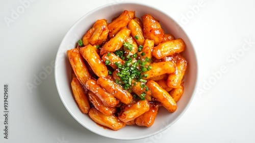 Top View of Yummy Korean Tteokboki