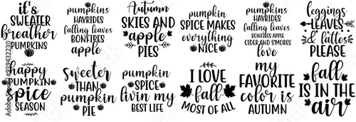 Simple Fall Trendy Retro Style Illustration, Labels And Badges Collection Vector Illustration for Motion Graphics, Logo, Banner