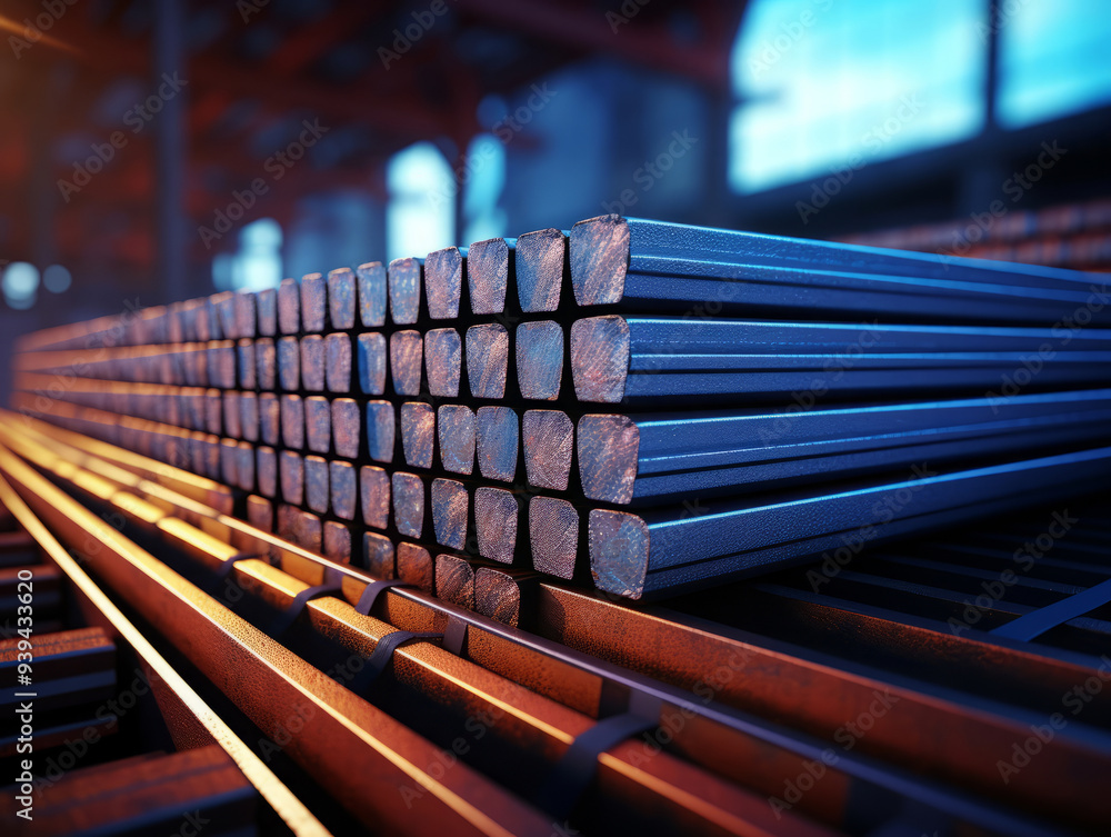Gorgious Steel bars of a building under construction Gorgious Steel bars of a building under construction