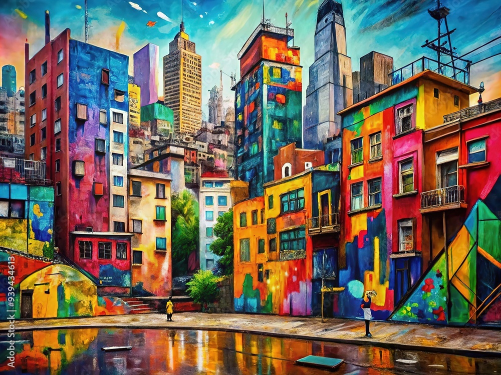 Crime-ridden cityscapes gave way to concrete canyons where hopeful eyes gazed out from shattered streets, desperation clutching at the steel hearts of skyscrapers. Crime-ridden cityscapes gave way to concrete canyons where hopeful eyes gazed out from shattered streets, desperation clutching at the steel hearts of skyscrapers.