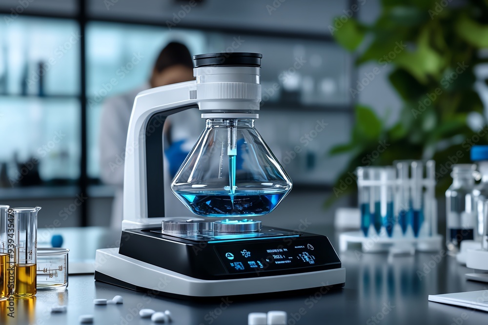 A laboratory scene featuring a highly accurate analytical balance scale, with scientists carefully measuring substances, highlighting precision and accuracy in scientific research A laboratory scene featuring a highly accurate analytical balance scale, with scientists carefully measuring substances, highlighting precision and accuracy in scientific research