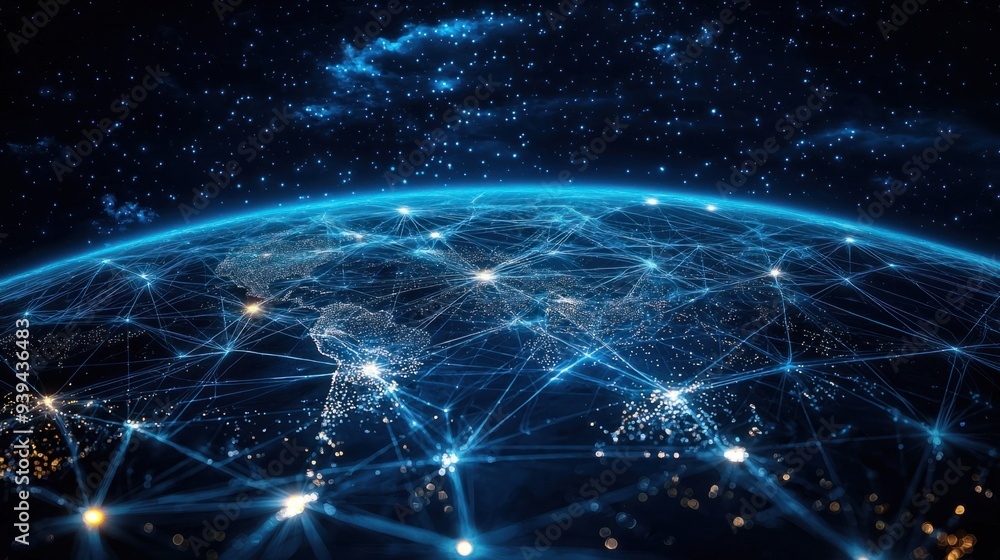 Global Connectivity: Telecommunication Network Infrastructure Interconnecting a Web of Data Flow Global Connectivity: Telecommunication Network Infrastructure Interconnecting a Web of Data Flow