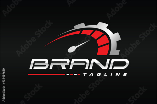 rpm speedometer gear logo