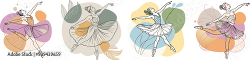 Inclusive Dance and Ballet Vector, Illustration, for various uses
