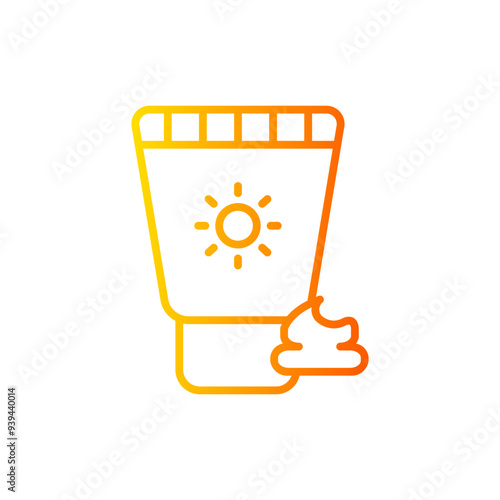 sunblock gradient icon