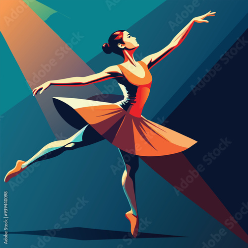 Inclusive Dance and Ballet Vector, Illustration, for various uses