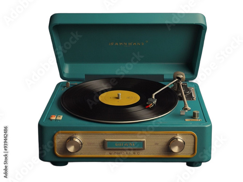old vinyl record player