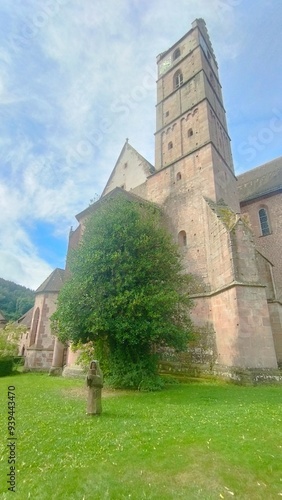 castle in the village of the country