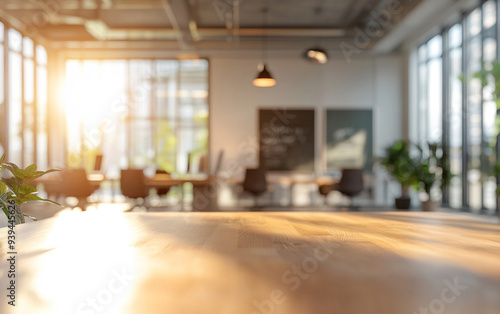 motion blur background of modern office interior design contemporary workspace for creative business defocus long exposure shake jerk