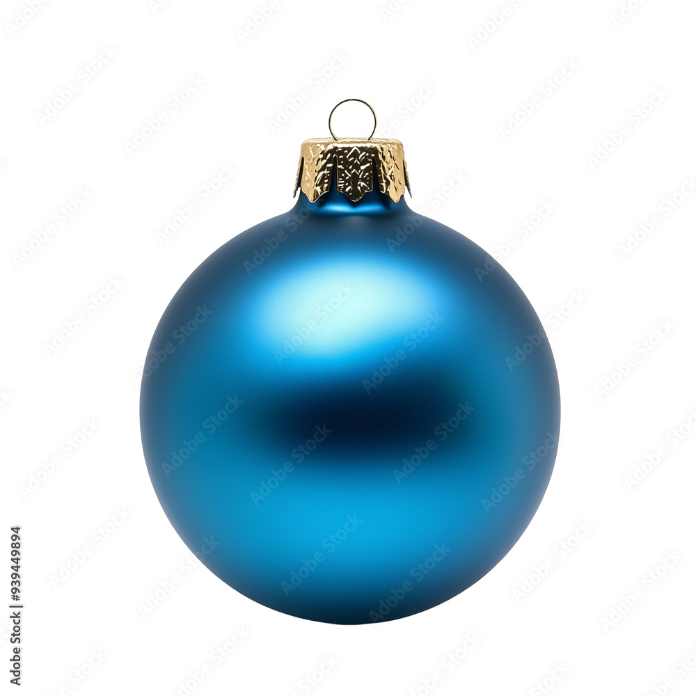 Blue christmas ball isolated. Blue christmas ball isolated.