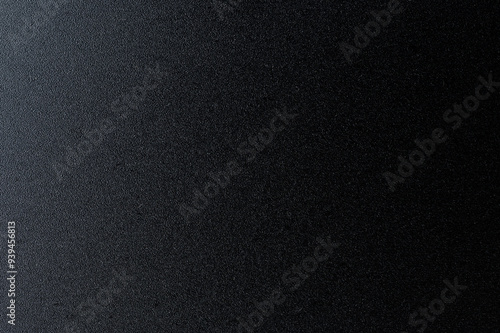 Surface of black matte finish metal