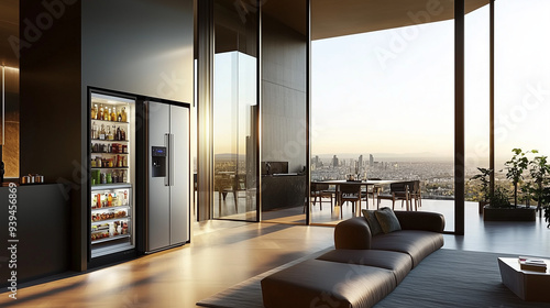 Modern Luxury -Open-Plan Living with Breathtaking City Views
