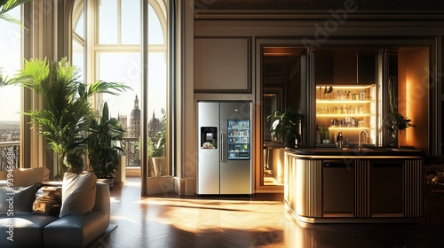 Luxurious Open-Plan Living with Panoramic City Views