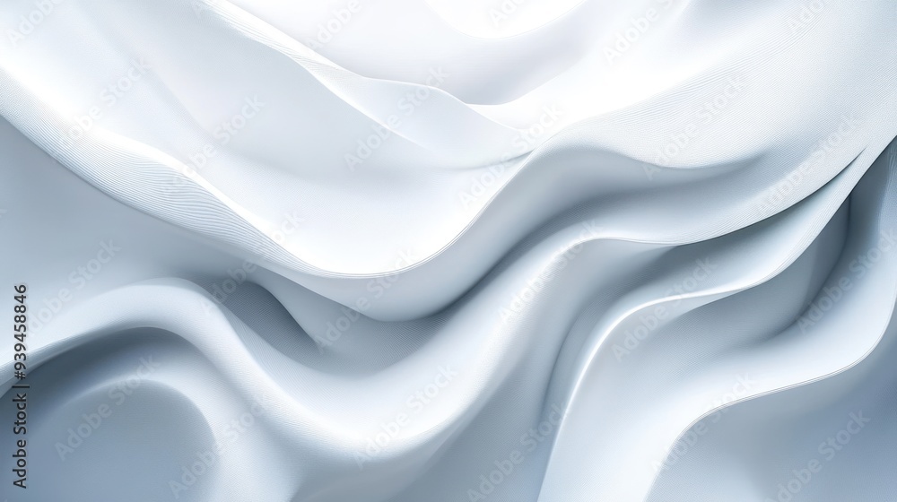 Abstract White Curved Lines and Surfaces Abstract White Curved Lines and Surfaces