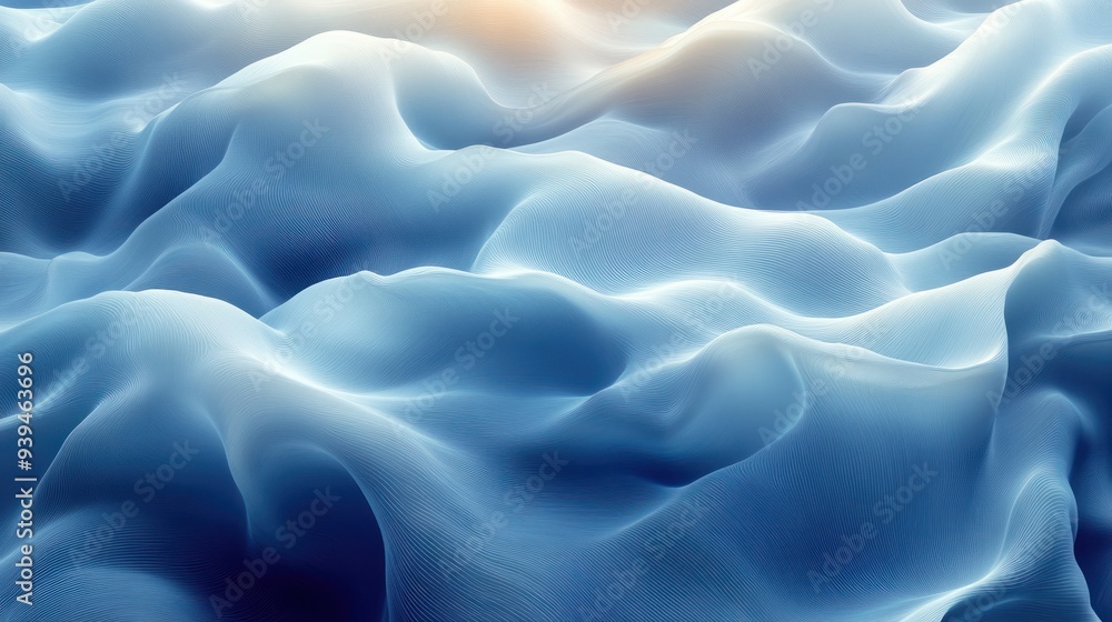 Obraz premium Abstract Blue Fabric Texture
