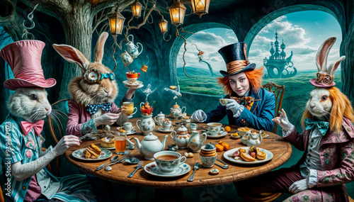 Alice in Wonderland based on the Mad Tea Party
