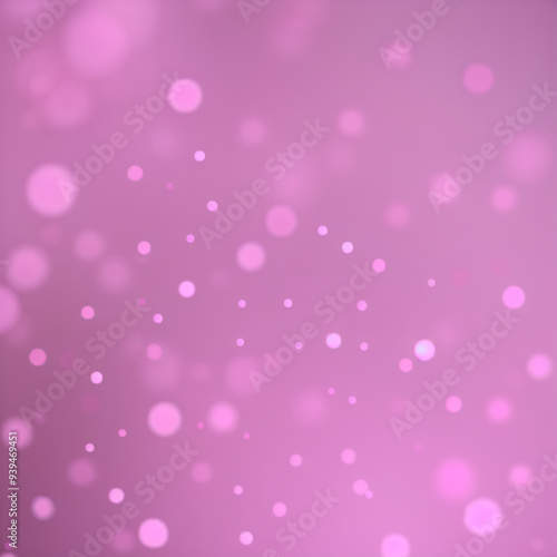 Soft Pink Bokeh Background with Gentle Floating Light Particles