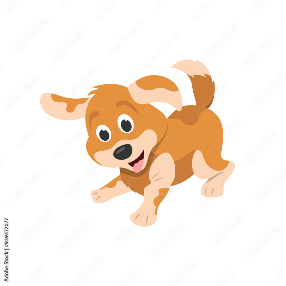 Cute Dog Vector Illustration for Pet Lovers Cute Dog Vector Illustration for Pet Lovers