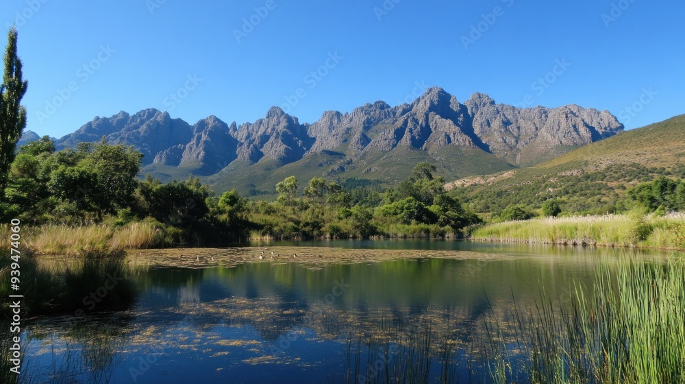 Serene Mountain Lake