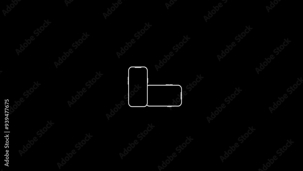 simple phone rotation icon ,rotate phone concept simple phone rotation icon ,rotate phone concept
