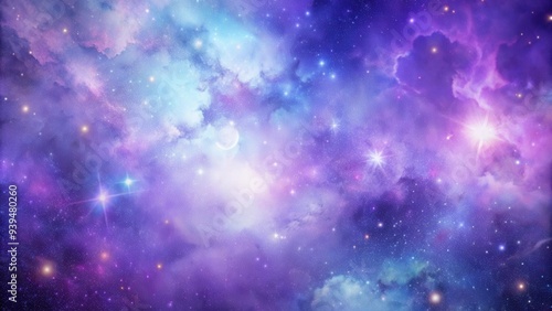 Abstract pastel purple galaxy nebula background, space, stars, universe, nebulae, cosmic, celestial, astronomy, fantasy