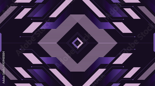 Future Background with Polygon Symmetry Style with Modern Gradient with Cyber Style.