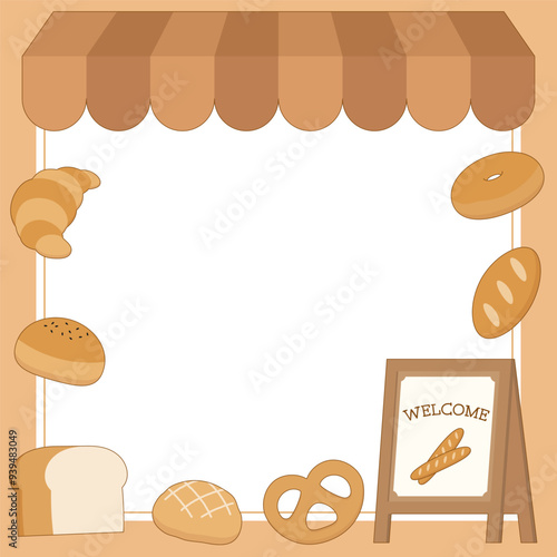 bakery bread shop frame 1