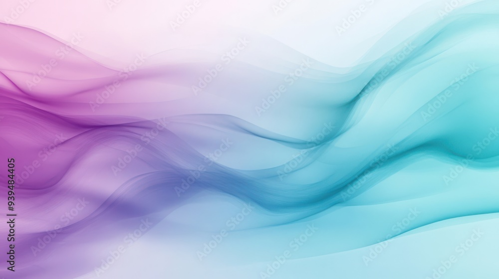 A soft abstract gradient blue and purple background with flowing waves. A soft abstract gradient blue and purple background with flowing waves.