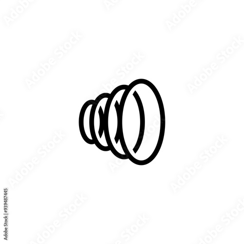 Dynamic sound wave logo, abstract audio, modern frequency, creative sonic pattern
