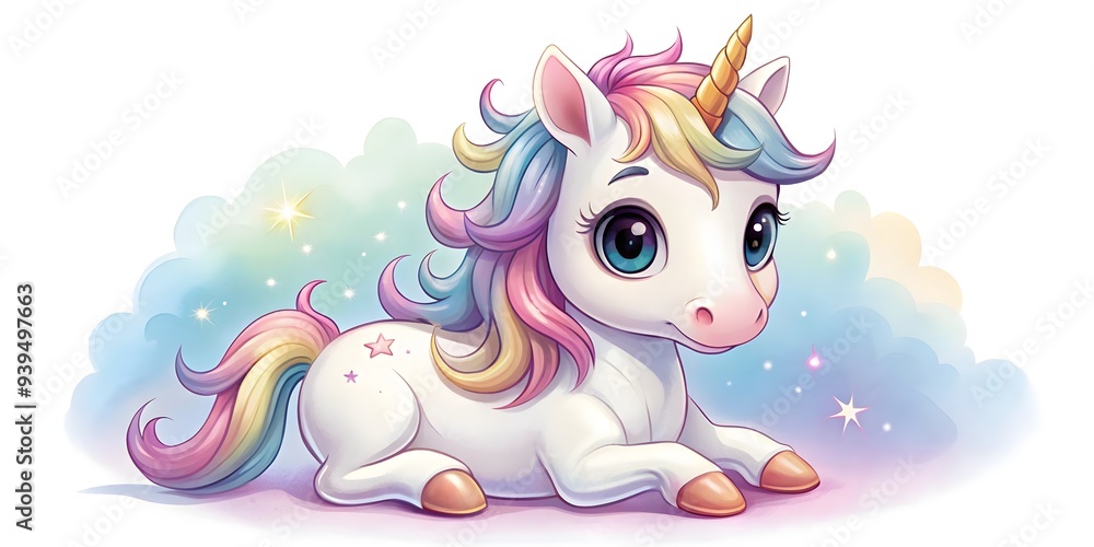 lively unicorn with neutral background and magical details lively unicorn with neutral background and magical details