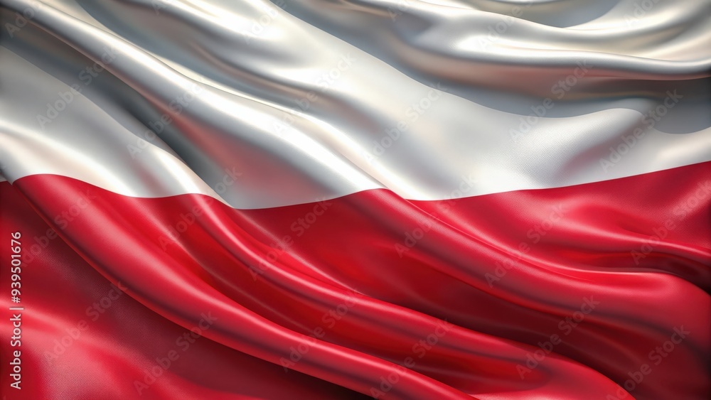 rendering of the Poland flag with realistic details, Poland, flag,rendering, national, symbol, red, white, background, patriotic rendering of the Poland flag with realistic details, Poland, flag,rendering, national, symbol, red, white, background, patriotic