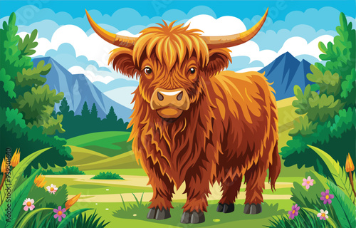 scottish-highland-cow photo