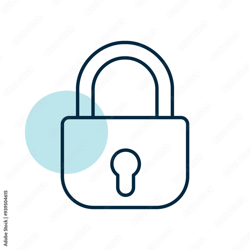 Security lock icon. Privacy and data protection Security lock icon. Privacy and data protection