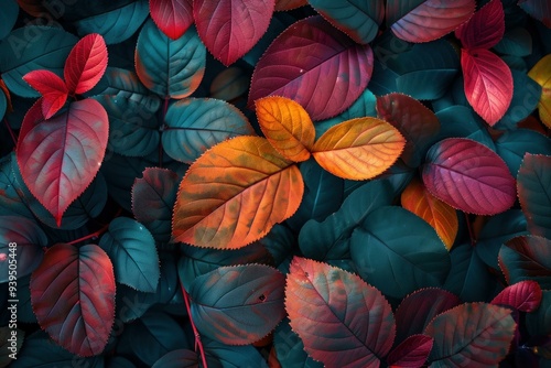 Wallpaper Mural Vibrant carpet of fall foliage is creating a stunning display of nature's artistry Torontodigital.ca