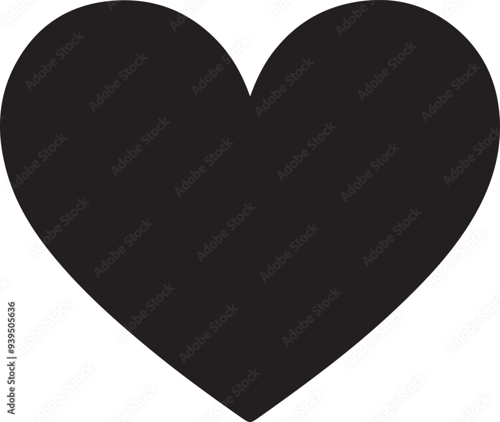 Love icon, heart symbol vector style illustrations Love icon, heart symbol vector style illustrations