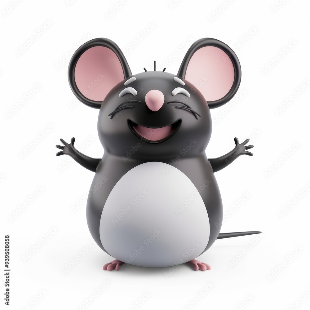 mouse in 3D style on a white background
mouse in 3D style on a white background
