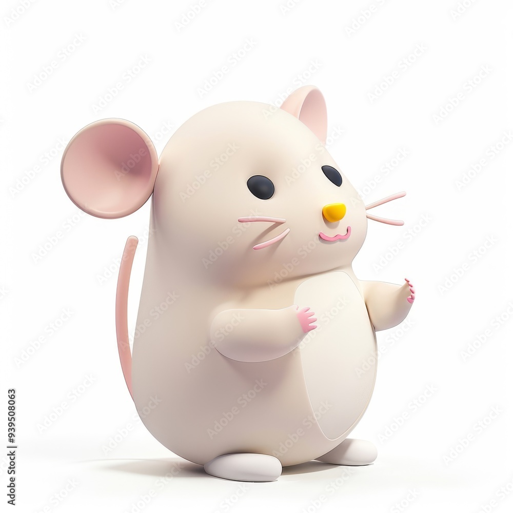 mouse in 3D style on a white background
mouse in 3D style on a white background