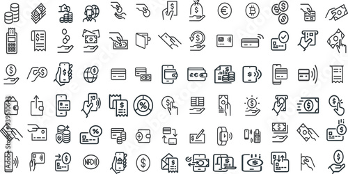 PAYMENT  EDITABLE ICON SET 