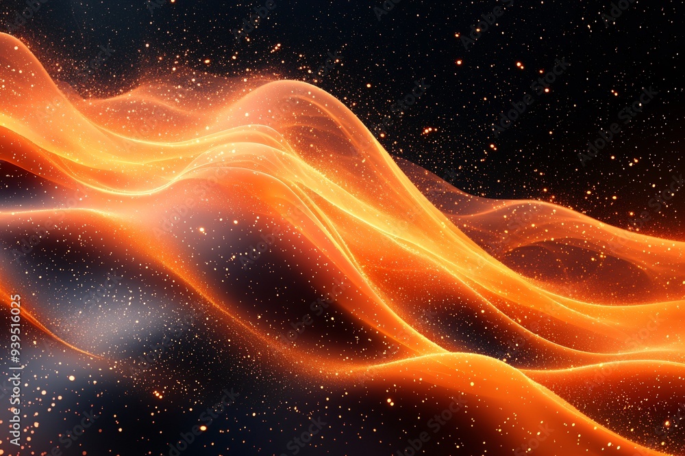 Vibrant abstract orange and black gradient texture with a mystical glow, ideal for Halloween designs and spooky decorations, with copy space. Vibrant abstract orange and black gradient texture with a mystical glow, ideal for Halloween designs and spooky decorations, with copy space.