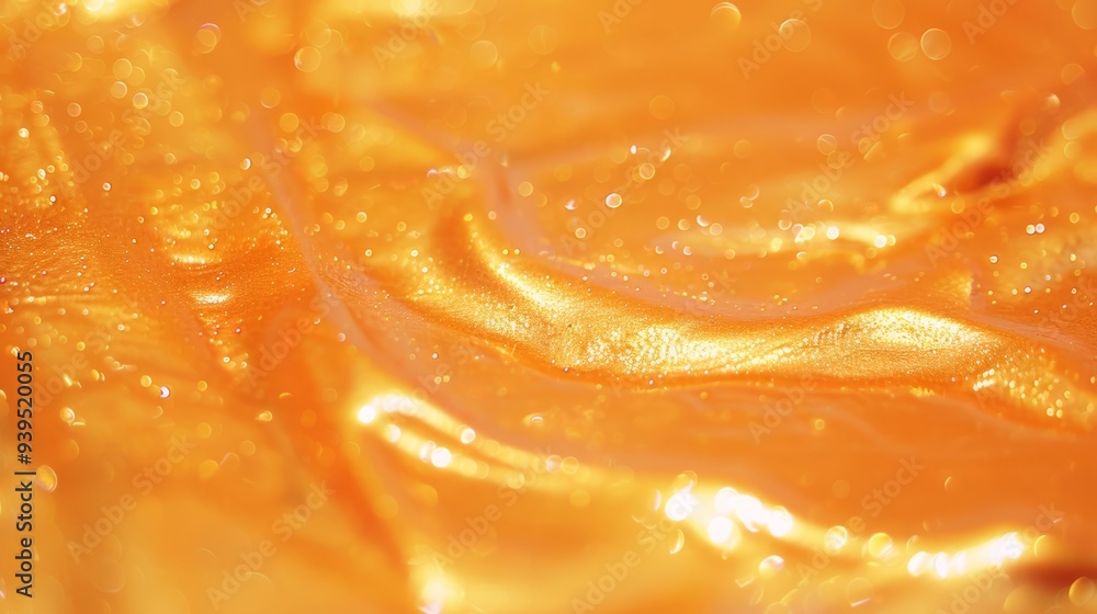 Abstract orange background with glitter Abstract orange background with glitter