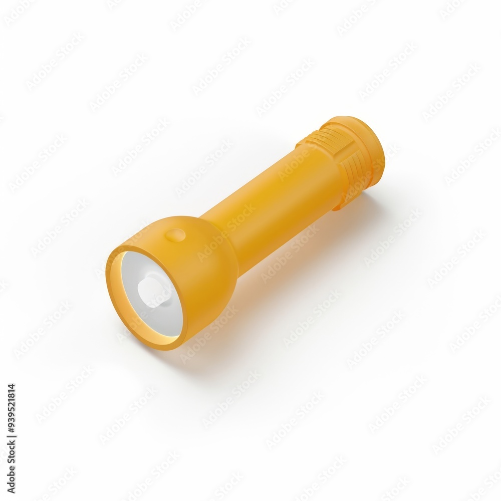 flashlight in 3D style on a white background
flashlight in 3D style on a white background