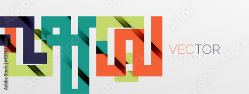 Color bend lines with shadow texture effect. Vector Illustration For Wallpaper, Banner, Background, Card, Book Illustration, landing page