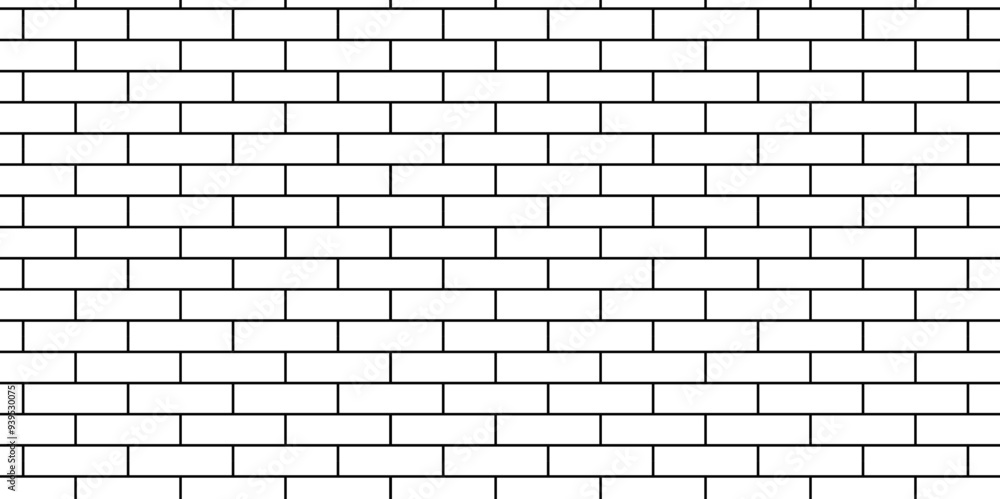 White brick wall texture copy for space panorama white tiles and black joints. white brick wall used for background. White brick wall texture copy for space panorama white tiles and black joints. white brick wall used for background.