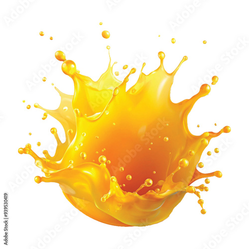 orange juice splash png